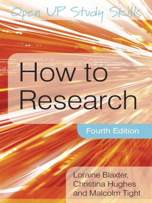 cover image of How to Research